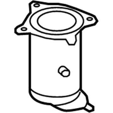 Ford 7T4Z-5E213-BC Catalytic Converter, Front 7T4Z-5E213-BC Ford Catalytic Converter, Front Illustration 1 of 1