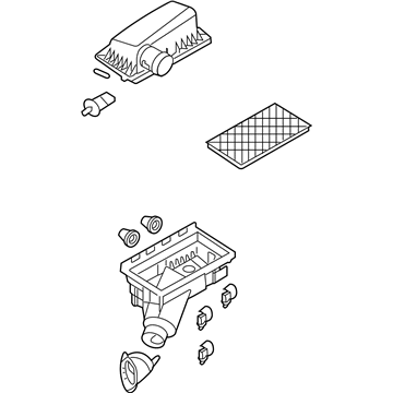 Ford 6L2Z-9600-D Cleaner Assembly - Air