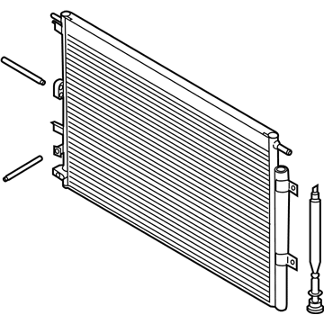 Ford F2GZ-19712-B Condenser Assembly
