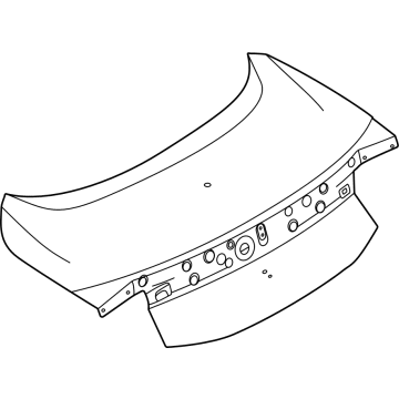 Ford PR3Z-6340700-B Tailgate Assembly