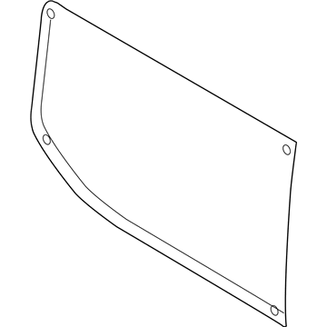 Ford EK4Z-6129710-A Glass - Quarter Window