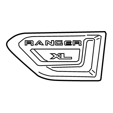 Ford KB3Z-16720-AA Decal - Stripe