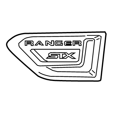 Ford KB3Z-16720-BA Decal - Stripe