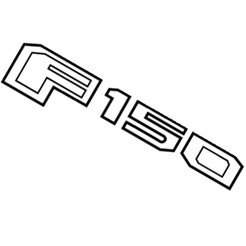 Ford FL3Z-9942528-C Nameplate, Rear FL3Z-9942528-C Ford Nameplate, Rear Illustration 1 of 1