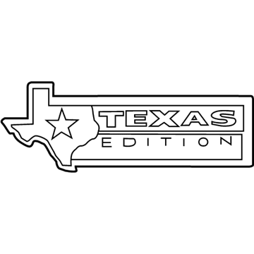 Ford F-250 Super Duty Emblem - FL3Z-8442528-A