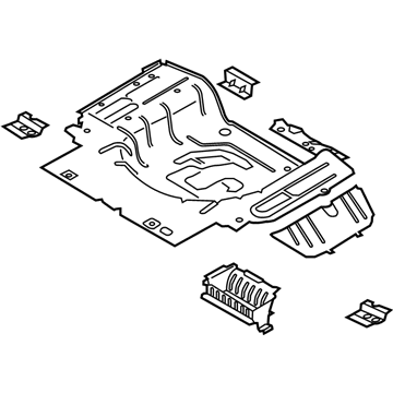Ford FR3Z-6311215-A Pan Assembly - Floor