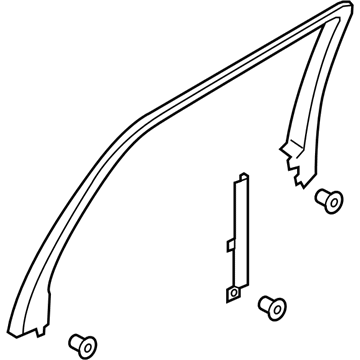 Lincoln JL1Z-7825556-AA Molding - Door Outside