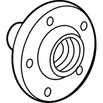 Ford 8F9Z-1104-B Hub Assembly - Wheel