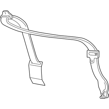 Ford 6C3Z-78611B08-AAA Seat Belt Assembly