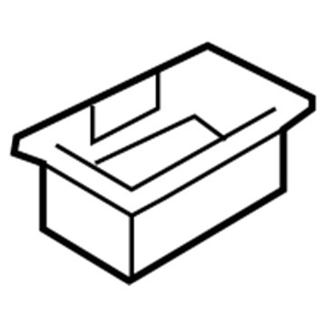 Ford 8L8Z-7813546-BA Hinge Box 8L8Z-7813546-BA Ford Hinge Box Illustration 1 of 1