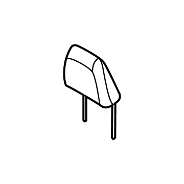 Ford LJ8Z-58611A08-AB Head Rest Assembly