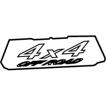 Ford 4L3Z-9925622-AAA Name Plate
