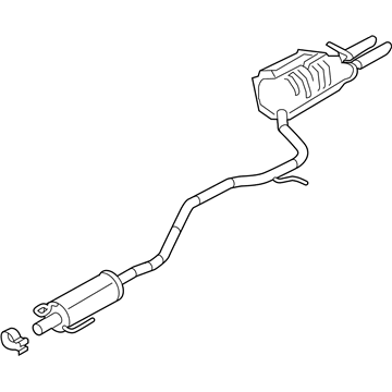 Mercury 9E5Z-5230-K Muffler Assembly - Centre And Rear