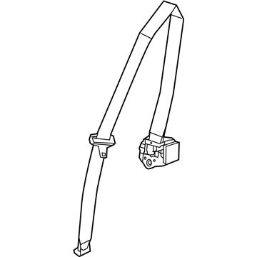 Ford BC3Z-26611B64-AA Seat Belt Assembly