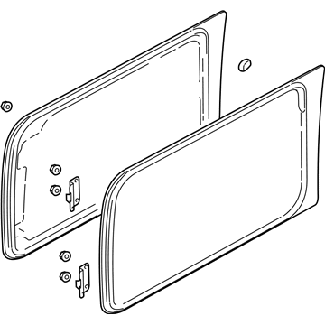 Lincoln 6L1Z-7829700-CA Window Assembly - Side
