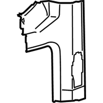 Ford EK4Z-6131112-BA Trim Assembly - Quarter Upper