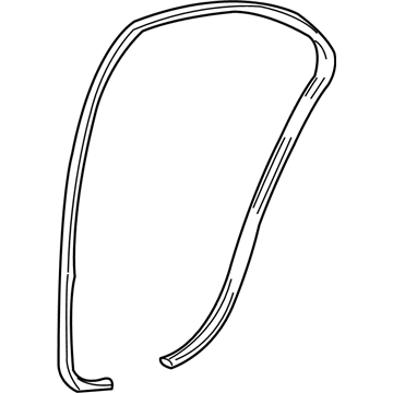 Lincoln XW4Z54253A10AAA Weatherstrip