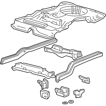 Ford 3F1Z-5411215-AA Pan Assembly - Floor