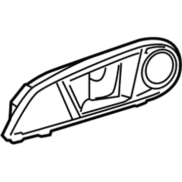 Ford Fiesta Interior Door Handle - AE8Z-5422601-FA