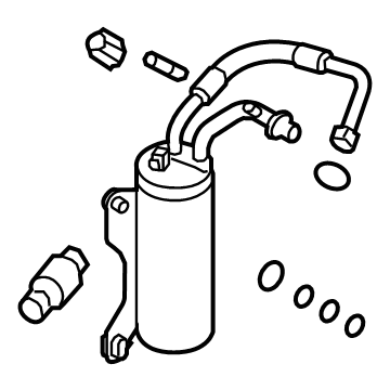 Ford GC2Z-19C836-D Accumulator Assembly - Air Conditioning