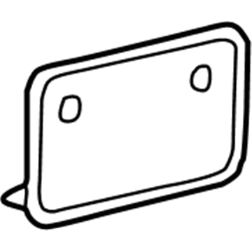 Ford F5TZ-17A385-E Bracket - License Plate