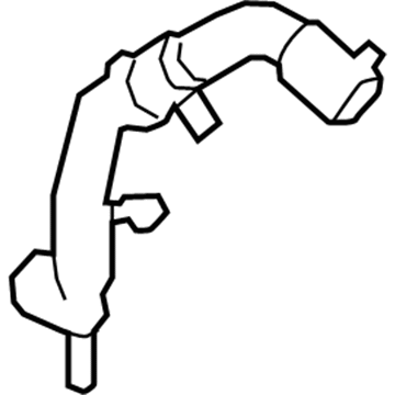 Ford G3GZ-8286-C Lower Hose G3GZ-8286-C Ford Lower Hose Illustration 1 of 1