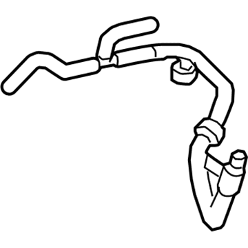 Ford G3GZ-8C289-B Reservoir Hose G3GZ-8C289-B Ford Reservoir Hose Illustration 1 of 1