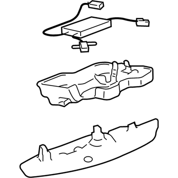 Lincoln 3W1Z54519A70JAA Console Assembly - Overhead
