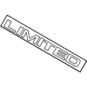 Ford 5F9Z-7442528-C Name Plate