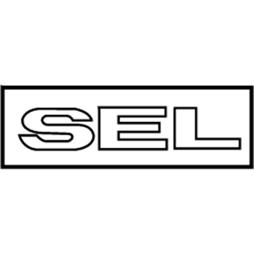 Ford 5F9Z-7442528-B Name Plate