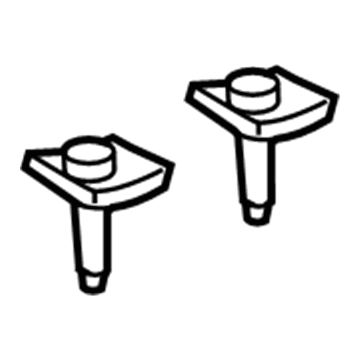 Lincoln 6W1Z-5E490-AA Bolt And Retainer Assembly - Front
