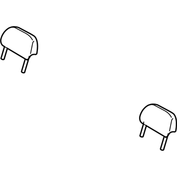 Ford 3L1Z-78611A08-CBA Head Rest Assembly