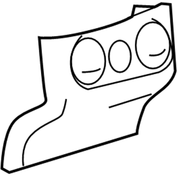 Lincoln Mark LT Center Console Base - 7L3Z-18045E24-AB