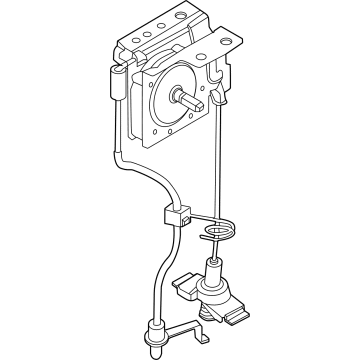 Ford NZ6Z-1A131-B Spare Wheel Mounting