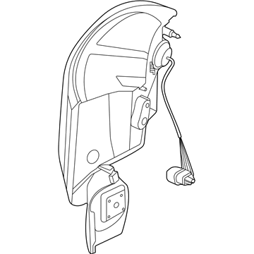 Lincoln LC5Z-13404-E Lamp Assembly - Rear, Stop And Flasher