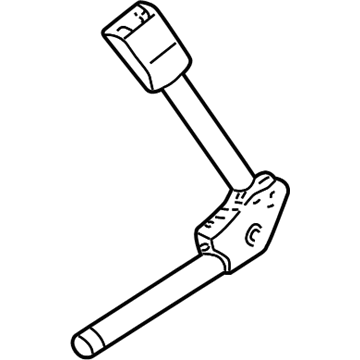 Ford 6S4Z-6161203-A Buckle Assembly - Seat Belt