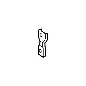 Ford FL3Z-9943488-A Anchor Plate, Rear Driver Side FL3Z-9943488-A Ford Anchor Plate, Rear Driver Side Illustration 1 of 1