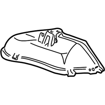 Lincoln XW4Z-19A618-AA Duct - Air