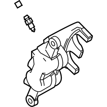 Ford 8A8Z-2B120-AA Caliper Assembly - Brake - Less Pad