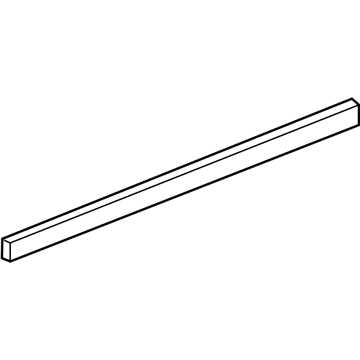 Mercury 5G1Z-5420878-BAPTM Molding - Door Outside