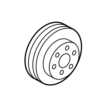 Lincoln NJ5Z-6312-A Pulley - Crankshaft