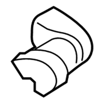 Ford GN1Z-18490-C Hose - Vent Air Louver