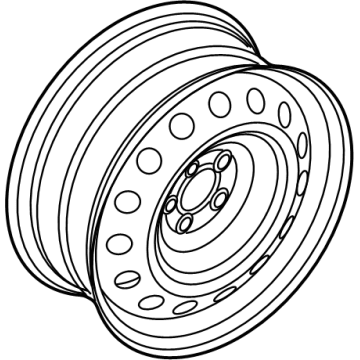 Ford SZ6Z-1015-A Wheel, Spare