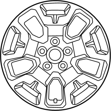 Ford PZ6Z-1007-B Wheel, Alloy