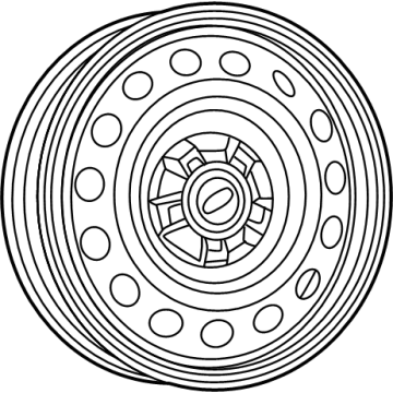Ford SZ6Z-1015-A Wheel, Steel