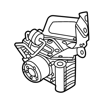 Lincoln LC5Z-5319-C Compressor - Suspension Leveling