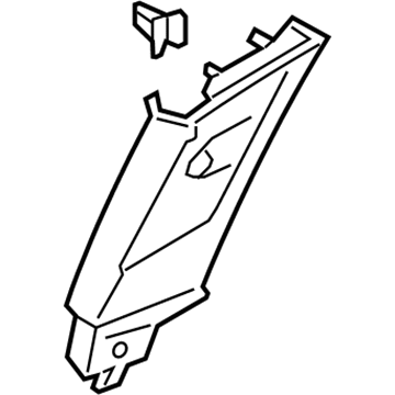 Lincoln EJ7Z-7824356-BB Trim - B Pillar