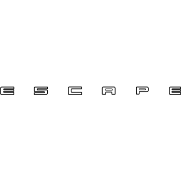 Ford LJ6Z-7842528-A Name Plate