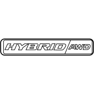 Ford LJ6Z-8213-C Name Plate - Self-Adhesive