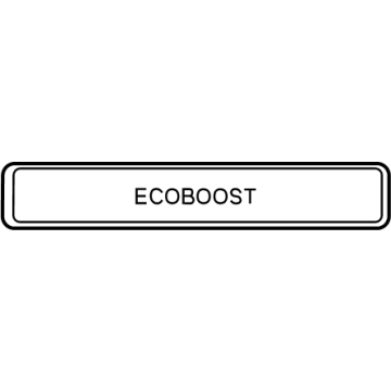 Ford LJ6Z-8213-A Name Plate - Self-Adhesive
